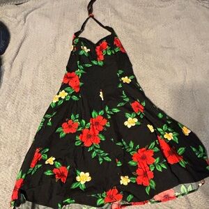 Floral Halter Dress